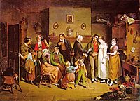 Country Wedding, 1820, krimmel