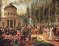 Fourth of July in Centre Square Philadelphia, 1812, krimmel