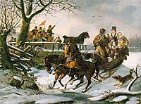 The Sleighing Frolic, krimmel