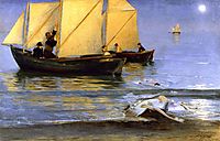 Fishing Boats, 1884, kroyer