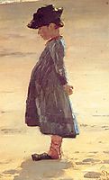 Girl on the Beach, 1884, kroyer