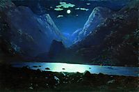 Daryal pass. Moonlight Night, c.1895, kuindzhi