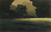 Forest Glade. Fog, c.1908, kuindzhi
