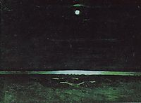 Moonlight Night on the Dnieper, c.1908, kuindzhi