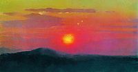 Red sunset, c.1895, kuindzhi