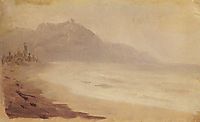 Sea coast. View of Mount Demerdzhi, c.1880, kuindzhi