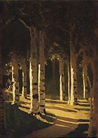 Sunlight in the park, c.1908, kuindzhi