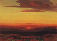 Sunset, c.1895, kuindzhi