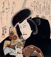 Ichikawa Danjuro VII as Iga-no Jutaro, 1823, kunisada