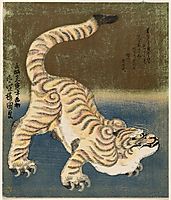 Tiger, 1830, kunisada