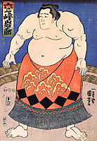 The sumo wrestler, kuniyoshi