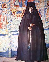 Abbess, 1920, kustodiev
