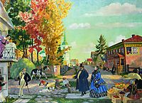 Autumn festivities, 1922, kustodiev