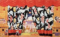 Curtain, kustodiev