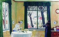 In the Room. Winter , 1915, kustodiev
