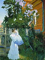 Lilacs  , 1906, kustodiev