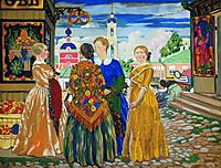 Merchant Wives, 1912, kustodiev