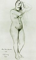 Nude, 1920, kustodiev