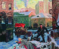 Petrograd on February , 1917, kustodiev