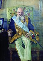 Portrait of D.M. Solsky, 1908, kustodiev