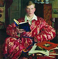 Portrait of K.B. Kustodiev, 1922, kustodiev
