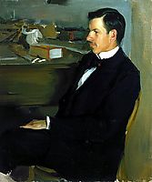 Portrait of M.I. Heylik , 1901, kustodiev