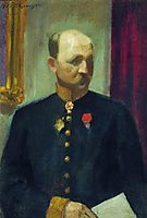 Portrait of public servant Nikolai Nikolayevich Korevo, 1903, kustodiev