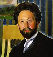 Portrait of Vasily Kastalsky, kustodiev