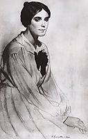 Portrait of a Woman, 1920, kustodiev