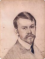 Self Portrait , 1902, kustodiev