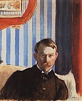 Self Portrait , 1910, kustodiev