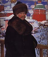 Self Portrait , 1912, kustodiev