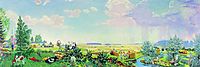 Summer (A trip to the Terem), 1918, kustodiev