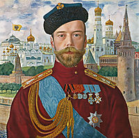 Tsar Nicholas II, 1915, kustodiev