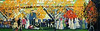 Village  Holiday, 1910, kustodiev