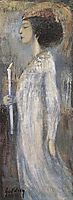 Woman with Candle, 1910, lajos