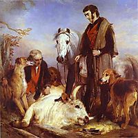 Death of the Wild Bull, 1836, landseer