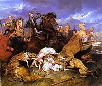 The Hunting of Chevy Chase, 1826, landseer