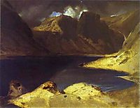 A Lake Scene Effect of a Storm, 1833, landseer