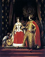 Queen Victoria and Prince Albert at the Bal Costume, landseer