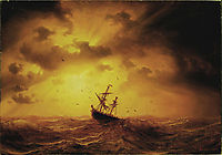 Stormy Sea, 1857, larson