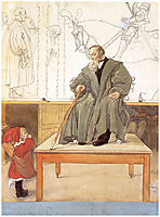 Abuelo with Esborjn, 1902, larsson
