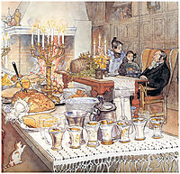 Detail Of Christmas Eve, 1906, larsson