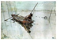Fishing, 1905, larsson