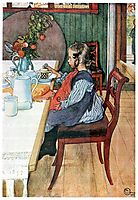 A Late-Riser-s Miserable Breakfast, 1900, larsson