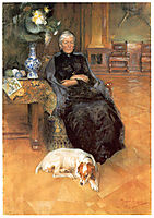 Portrait of Gothilda Furstenberg, 1891, larsson