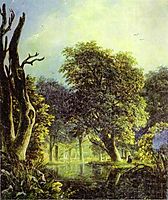 In a Park, c.1833, lebedevmikhail