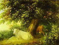 Landscape with Cows, c.1836, lebedevmikhail