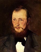 Porträt des Dr. med. Friedrich Rauert, 1877, leibl