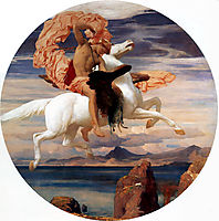 Perseus on Pegasus Hastening to the Rescue of Andromeda, 1895-1896, leighton